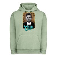 Pigment Oil Green johnny cash Urban Hoodie - AdoDesignShop