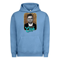 Pigment Pebble Blue johnny cash Urban Hoodie - AdoDesignShop