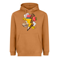 Meerkat teacher lightning bolt Heavyweight Hoodie - texasbilliewilder