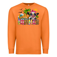 Carrot hello summer cow Premium Sweatshirt - Zillion Design Studio