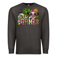 Smoke hello summer cow Premium Sweatshirt - Zillion Design Studio