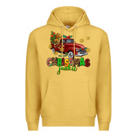 Antique Gold christmas junkie Premium Hoodie - AdoDesignShop