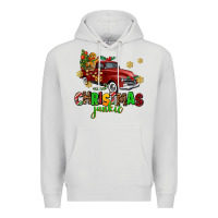 Dove Grey christmas junkie Premium Hoodie - AdoDesignShop