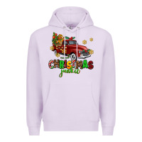 Lilac christmas junkie Premium Hoodie - AdoDesignShop