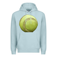 Blue Mist softball ball Premium Hoodie - JahusDesignShop