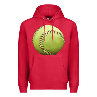 Cardinal softball ball Premium Hoodie - JahusDesignShop
