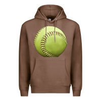 Chestnut softball ball Premium Hoodie - JahusDesignShop