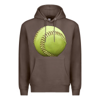 Coffee softball ball Premium Hoodie - JahusDesignShop