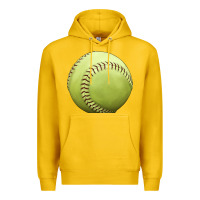 Lemon softball ball Premium Hoodie - JahusDesignShop
