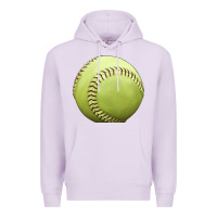 Lilac softball ball Premium Hoodie - JahusDesignShop