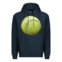 Navy softball ball Premium Hoodie - JahusDesignShop
