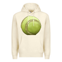 Sandshell softball ball Premium Hoodie - JahusDesignShop