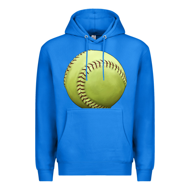 Softball Ball Premium Hoodie by JahusDesignShop | Teevron
