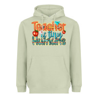 Matcha teacher of tiny humans Heavyweight Hoodie - texasbilliewilder