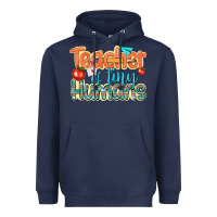 Navy teacher of tiny humans Heavyweight Hoodie - texasbilliewilder