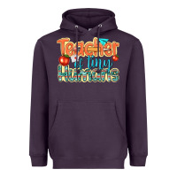 Plum teacher of tiny humans Heavyweight Hoodie - texasbilliewilder