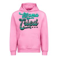 Fuchsia Pink mama tried aztec turquoise Urban Hoodie - AdoDesignShop