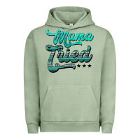 Pigment Oil Green mama tried aztec turquoise Urban Hoodie - AdoDesignShop