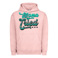 Pigment Salmon mama tried aztec turquoise Urban Hoodie - AdoDesignShop