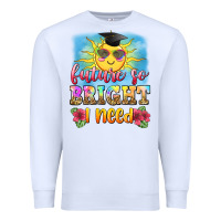 White future so bright i need Premium Sweatshirt - Zillion Design Studio