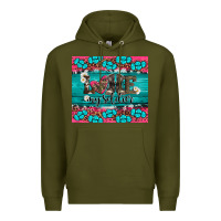 Army Green armed forces day love my soldier Premium Hoodie - Artiststas
