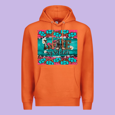 Armed Forces Day Love My Soldier Premium Hoodie Designed By Artiststas