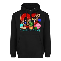 Black ot occupational therapist Heavyweight Hoodie - Zillion Design Studio