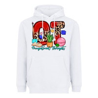 White ot occupational therapist Heavyweight Hoodie - Zillion Design Studio