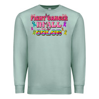 Fight Cancer In All Color Premium Sweatshirt | Teevron