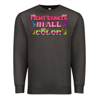 Smoke Fight Cancer In All Color Premium Sweatshirt - texasbilliewilder