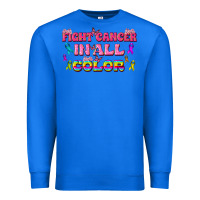True Royal Fight Cancer In All Color Premium Sweatshirt - texasbilliewilder