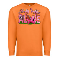 Carrot Football Nobody Fights Alone Premium Sweatshirt - texasbilliewilder