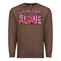 Chestnut Football Nobody Fights Alone Premium Sweatshirt - texasbilliewilder