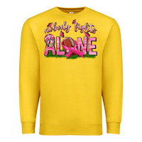 Lemon Football Nobody Fights Alone Premium Sweatshirt - texasbilliewilder