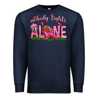 Navy Football Nobody Fights Alone Premium Sweatshirt - texasbilliewilder