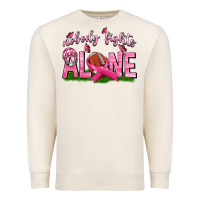 Football Nobody Fights Alone Premium Sweatshirt | Teevron