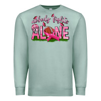 Seafoam Football Nobody Fights Alone Premium Sweatshirt - texasbilliewilder