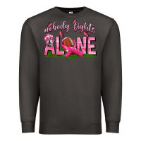 Smoke Football Nobody Fights Alone Premium Sweatshirt - texasbilliewilder