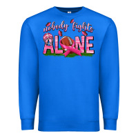 True Royal Football Nobody Fights Alone Premium Sweatshirt - texasbilliewilder
