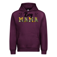 Mauve Wine boy mama camouflage pattern mother's day Urban Hoodie - Artiststas