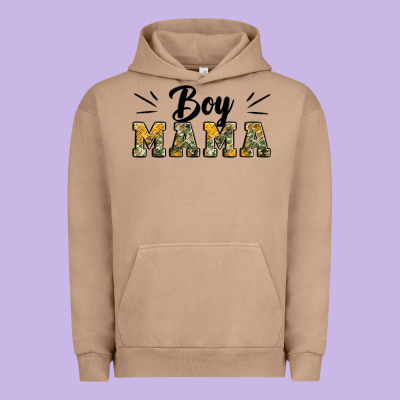 Boy Mama Camouflage Pattern Mother's Day Urban Hoodie Designed By Artiststas