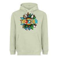 Matcha teacher sunflower tbw Heavyweight Hoodie - texasbilliewilder