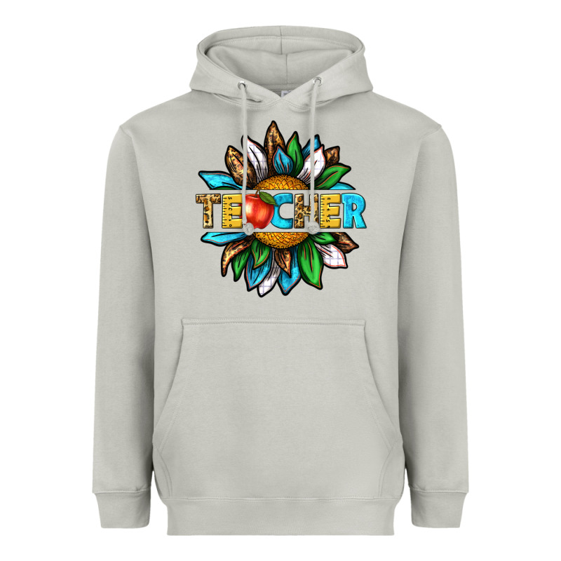 Teacher Sunflower Tbw Heavyweight Hoodie by texasbilliewilder | Teevron