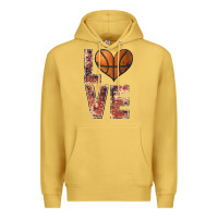 Antique Gold basketball love Premium Hoodie - JahusDesignShop