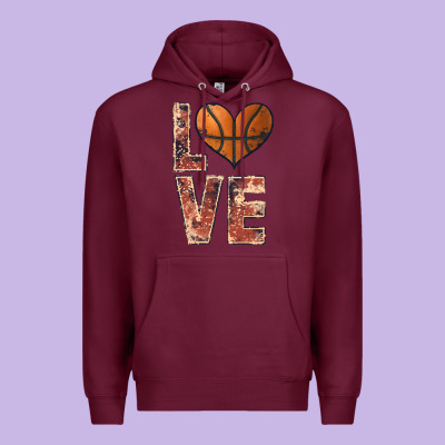 Basketball Love Premium Hoodie Designed By Jahusdesignshop