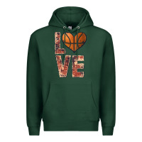 Sports Green basketball love Premium Hoodie - JahusDesignShop