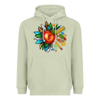 Matcha teacher sunflower Heavyweight Hoodie - texasbilliewilder