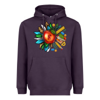 Plum teacher sunflower Heavyweight Hoodie - texasbilliewilder
