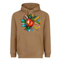 Toasted Coconut teacher sunflower Heavyweight Hoodie - texasbilliewilder