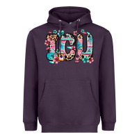Plum icu intensive care unit Heavyweight Hoodie - Zillion Design Studio